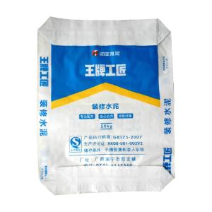 Quality Laminated PP Cement Bags Bulk Storage Bags 60gsm Customized With PE High Strength wholesale