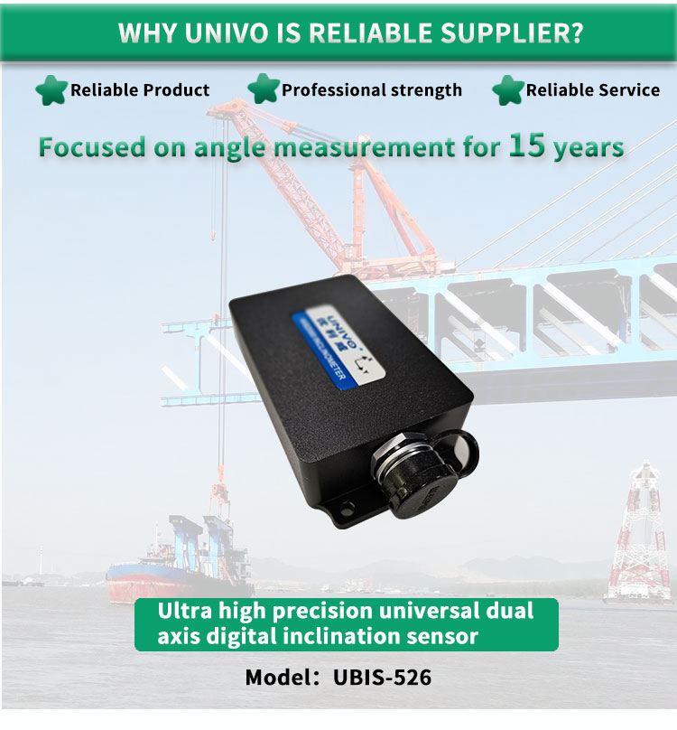 UNIVO UBIS-526Y RS232/RS485/TTL Digital Inclinometer Sensor for Precise Measurement