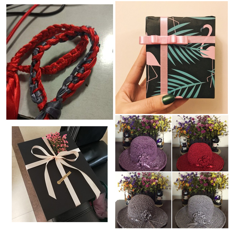 Hot sale DIY Hair decoration for Bags Clothing Gift Shoes Fashion Baby Girl Kids Bowknot satin Ribbon