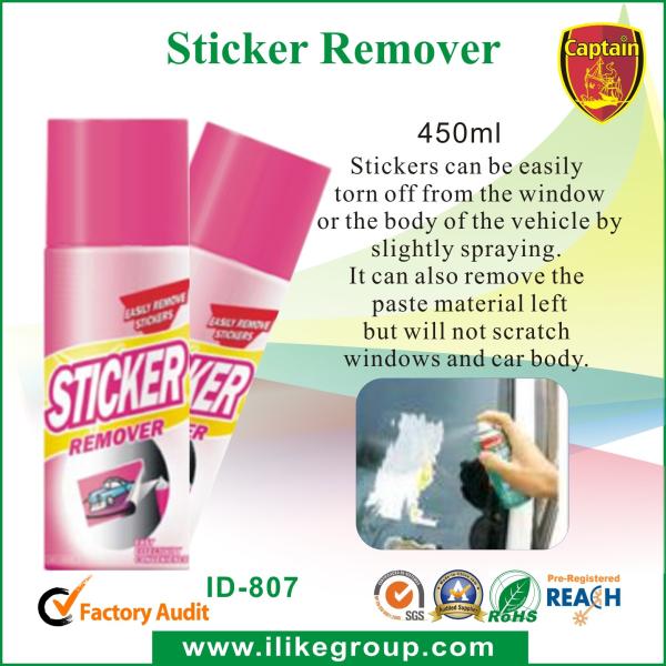 Industrial Cleaning Supply , Car Window / Paste Sticker Remover Spray 450ml