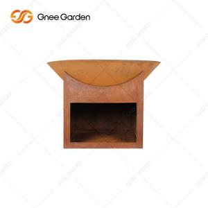 Quality Prerusted Outdoor Wood Burning Fire Pit Patio Wood Fire Pit Moisture proof wholesale
