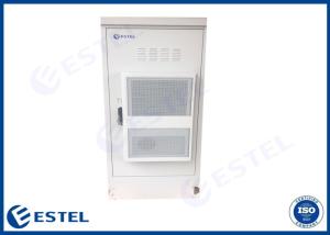 Quality Gray RAL7035 Galvanized Steel Outdoor Telecom Enclosure 850X850X1750mm wholesale