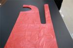 Red Waterproof Disposable PE Apron Medical / Food Industry Protection