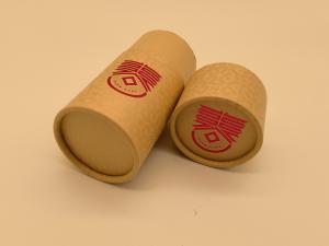 Quality Sustainable Packaging, Eco-Friendly, Recycable ,ODM Round Paper Box , kraft cylinder box with Stamping Embossing wholesale