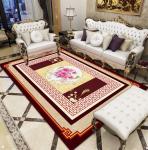 Crystal Velvet Bedroom Sofa Living Room Floor Carpet Noble Elegant New Chinese