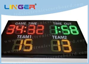 Quality Customized LED Electronic Scoreboard Outdoor Iron / Steel / Aluminum Frame wholesale