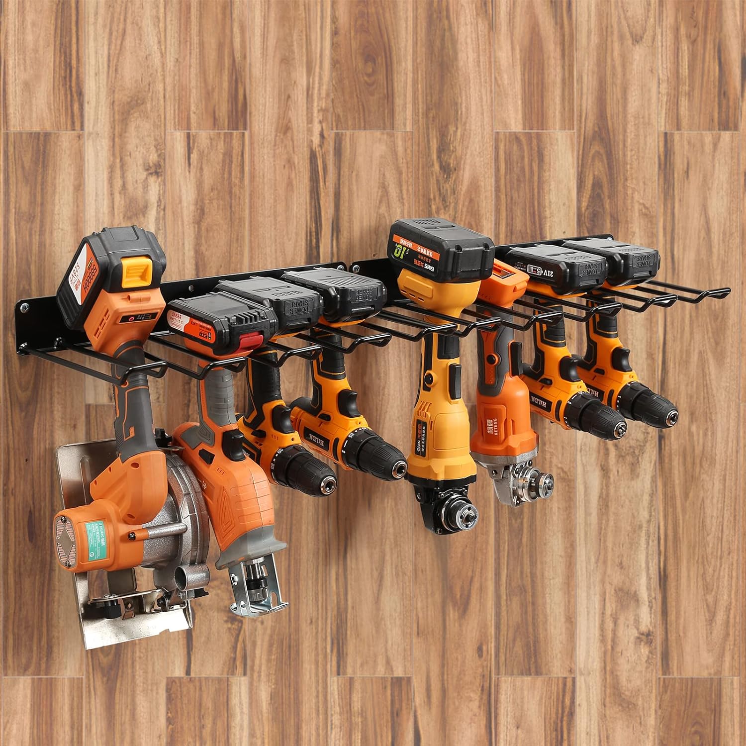 Metal Type Heavy Duty Garage Tool Organizers Power Tool Storage Racks