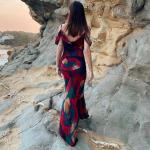 Sling High Waist Women's Beachwear Dresses