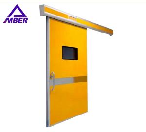 China 1500*2130mm Hospital Swing Door Galvanized Steel Electric Clean Room Sliding Doors on sale