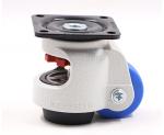 4EA 100kg-3000kg Retractable Leveling Casters Carbon Steel Seat Material: