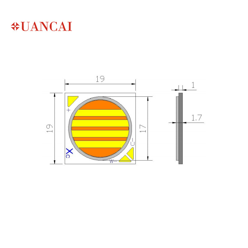90CRI 24W 36W Tunable CLU038 Size Cob Led Dimmable