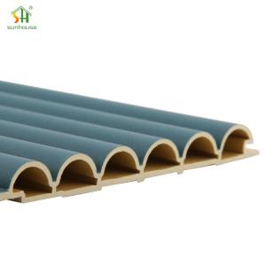 Quality Hotel WPC Wall Panel Eco Friendly Interior / Exterior Fluted Wall Panels wholesale