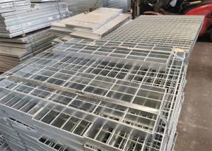 Quality SGS Industrial Serrated Carbon Steel Bar Grating Hot Dip Galvanized wholesale
