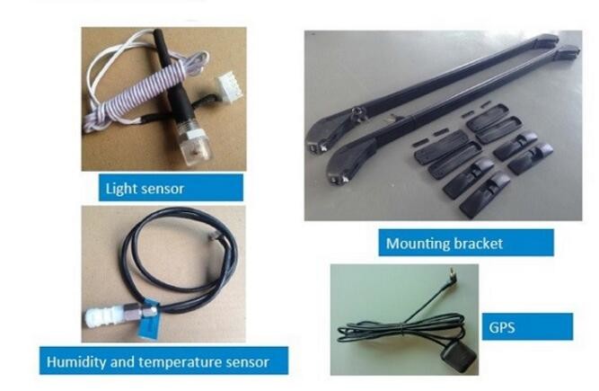 RGB Video Taxi Top Led Display Advertising Light Box With 4g / Wifi Control