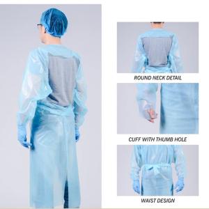 Quality Level 2 Cpe Hospital Ppe Disposable Surgical Gown ISO 13485 wholesale