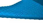 Non toxic and non slip silicone shower foot massage pad in the gym bathroom