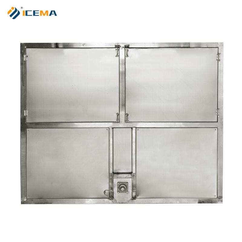 PE Material Inlet Pipe 3000kg Ice Cube Maker Machine for Industrial Ice Production