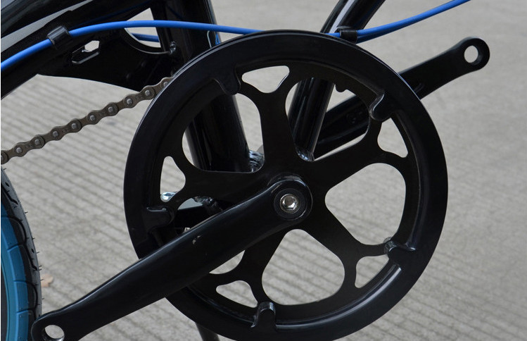 Aluminum Alloy Ladies Disc Brake 16 Inch Folding Bike