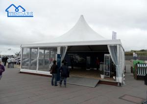Quality Waterproof White High Wind Resistant Transparent Pagoda Party High Peak Tents For Events wholesale