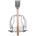 outdoor wooden fitness equipment push chair chest press