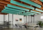 Recycled Eco Friendly Acoustic Panels High Density PET Ceiling Panels