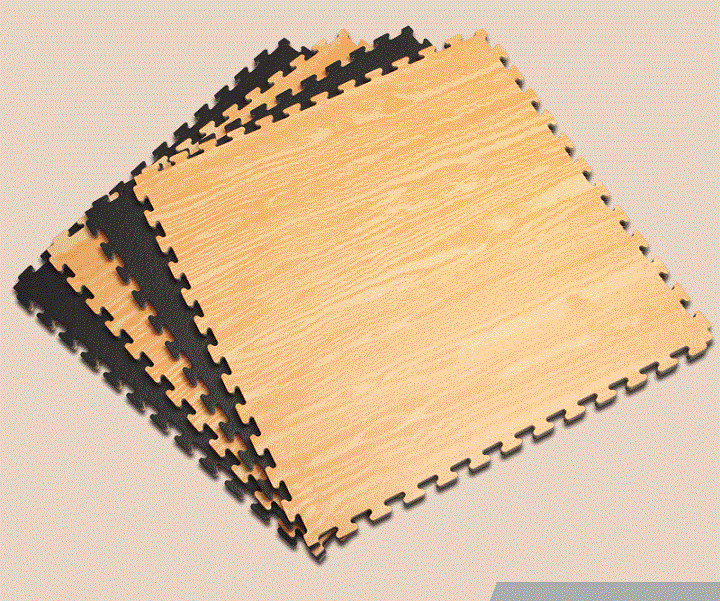 Wood Design 1*1m 30mm Reversible Gym Foam Mat Squares