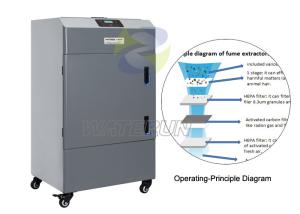 Quality Industrial Mobile Welding Fume Extraction Machine for Argon Arc Welding / Laser Cutting wholesale