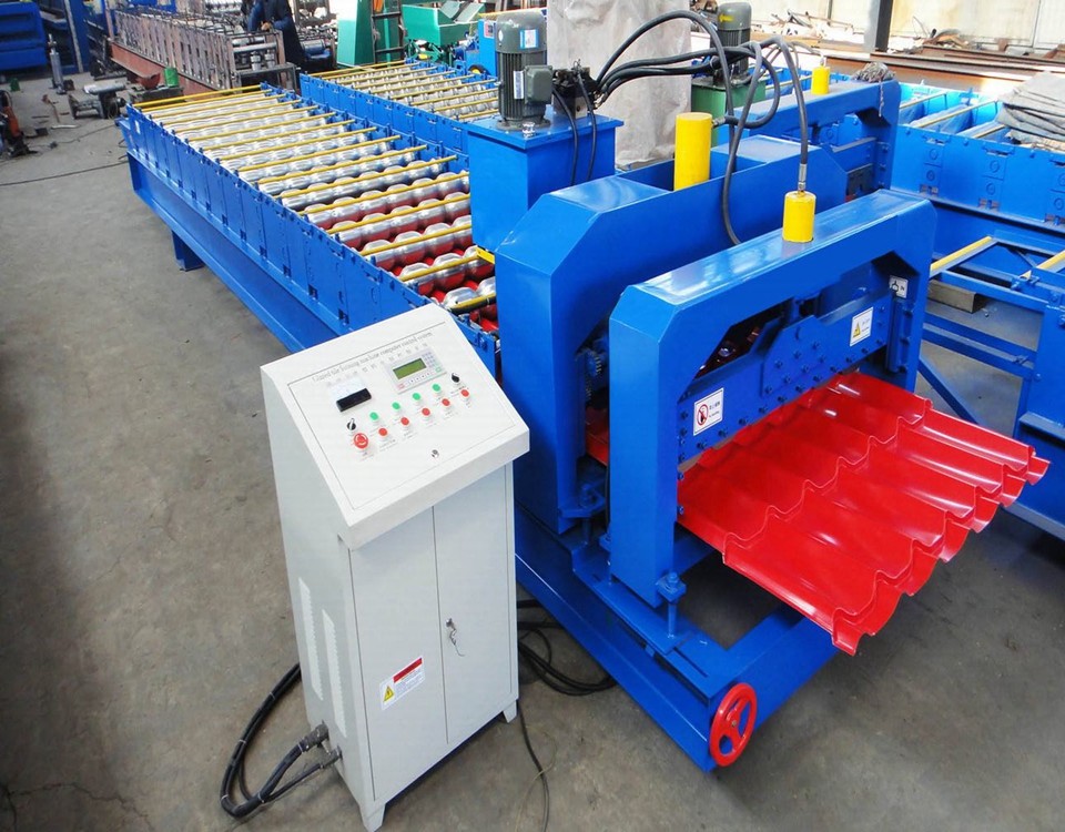 HC Galvanized/Aluminum Roof Sheet Glazed Tile Roll Forming Machine
