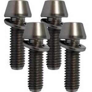 Quality RockBros Titanium Race Parts Ti Bike Bolts Conical Head Washer Thomson wholesale