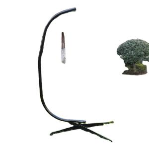 Quality Space Saving Durable Solid Steel Hammock Chair C Stand for Outdoor Activities General wholesale
