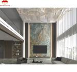 Amazon Blue Luxury Stone Polished Slab for Villa and Hotel Interior Design