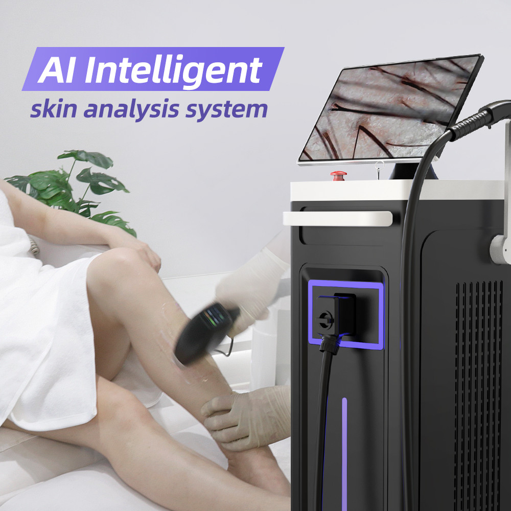 Superior Laser Hair Removal Machine with 808nm/755 808 1064 940 Wavelength and 1-10Hz Shot Frequency