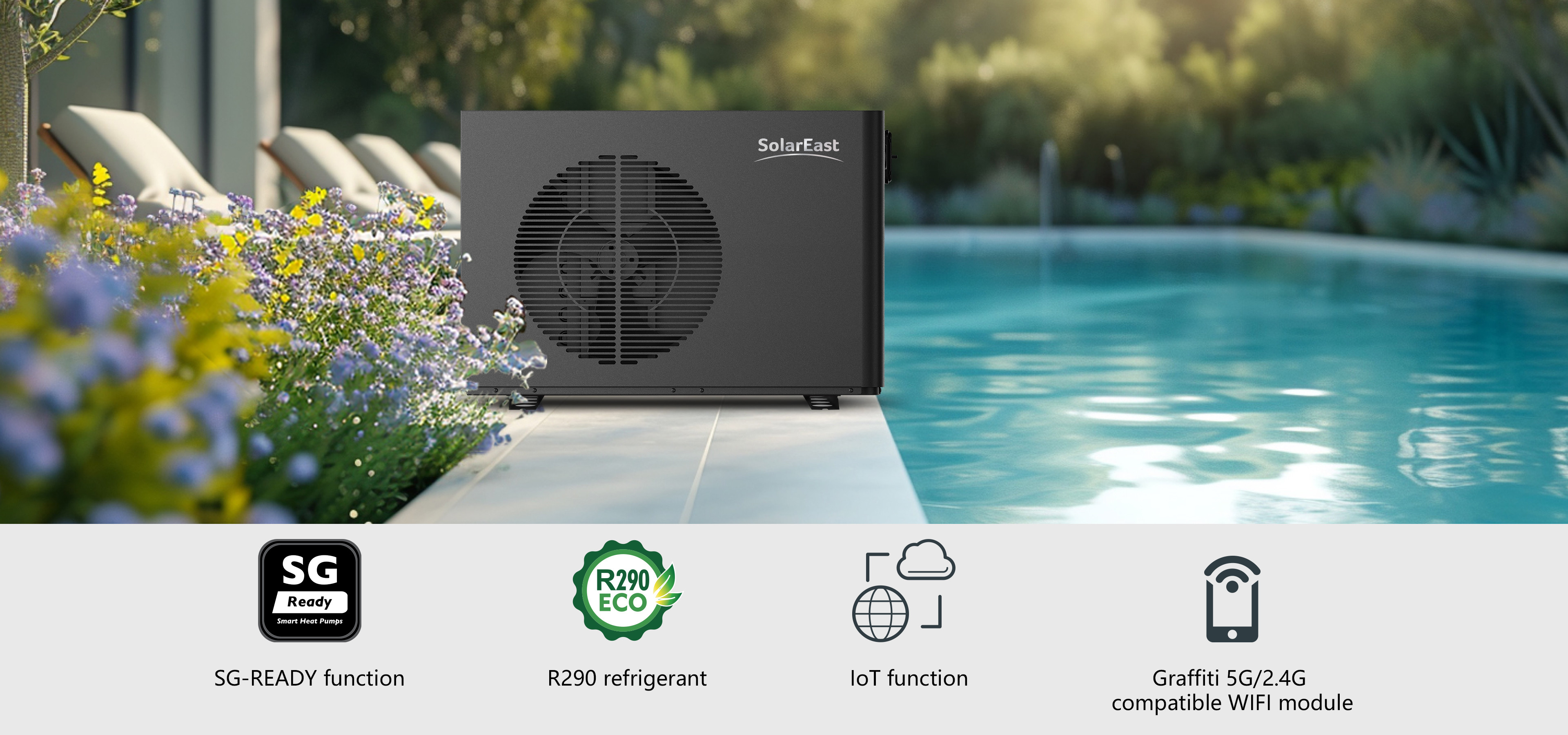 Optimize Pool Heating Efficiency With 7KW R290 Eco-Friendly Heat Pump Swimming Pool Heater