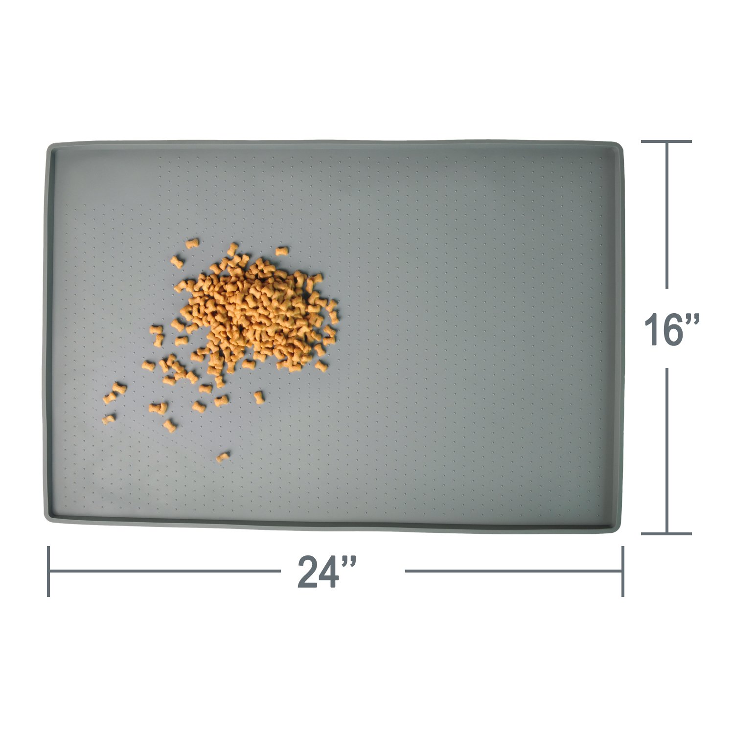Customized Silicone Dog Cat Mat Non-stick Food Pad Waterproof Silicone Pet Feeding mat