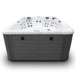 Luxury 10 Persons Acrylic Swimming Pool Outdoor Swim Spa Hot Tub With LED