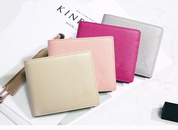 Purse for women short style thin leather 2019 new Korean version of simple lady