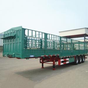 Quality 3 Axle 60T Gooseneck Fence Semi Trailer For Livestock wholesale