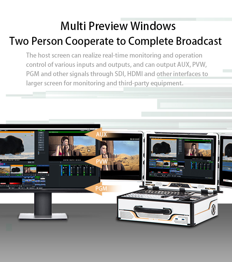 16G RAM TYSTVideo Video Recording and Broadcasting Machine for Campus TV Station Live Streaming
