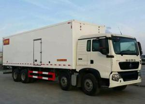 Quality Frozen Foods LHD 8×4 Refrigerated Delivery Truck 40 Ton Low Energy Consumption wholesale