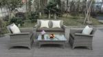 4pcs PE cane pool furntiure