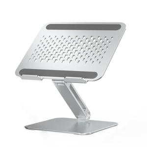 Quality 260*230*56MM Portable Silver Folding Lift Aluminum Adjustable Laptop Cooling Stand For Desk wholesale