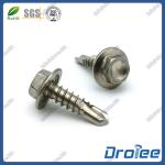 18-8/316/410 Stainless Steel Hex Flange Head Self Drilling Tek Screw