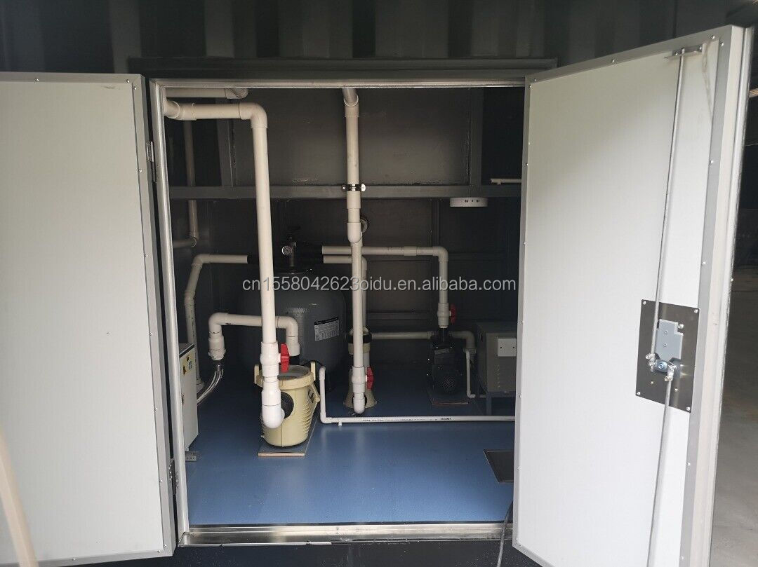 Luxary Custom Made Movable Prefab Modular Container Swimming Pool for Garden and Hotel