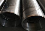 304 Grade Johnson Wire Screen Wedge Wire Sieve Filters High Corrosion Resistance