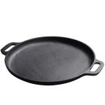 Outdoor Camping Bbq Plate 30cm Metal Material Cast Iron Reversible