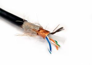 Quality PVC PE Double Sheath SFTP Bulk CAT6 Ethernet Cable 1000ft wholesale
