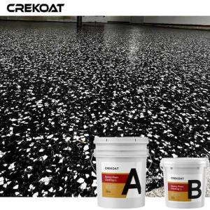 Quality Flake Epoxy Resin Concrete Paint Anti Slip Protection For Garage Flooring wholesale