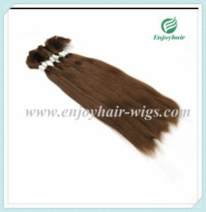 Quality Malaysian 5A virgin remy hair bulk ,4# color, straight style 10''-26''length wholesale