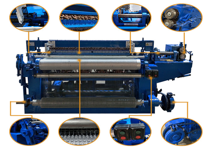 High Speed Automatic Wire Mesh Welding Machine , Automatic Welded Wire Mesh Machine
