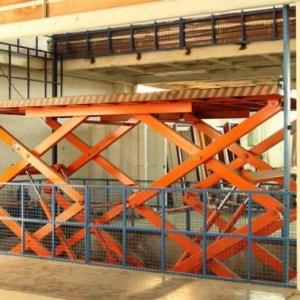 Heavy Duty Stationary Hydraulic Pallet Lift Table hand control 4kw
